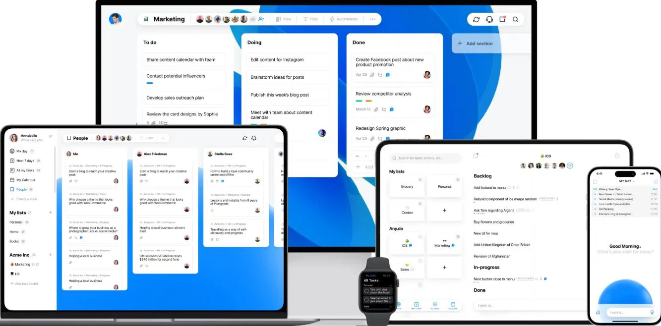 Интерфейс анидоу